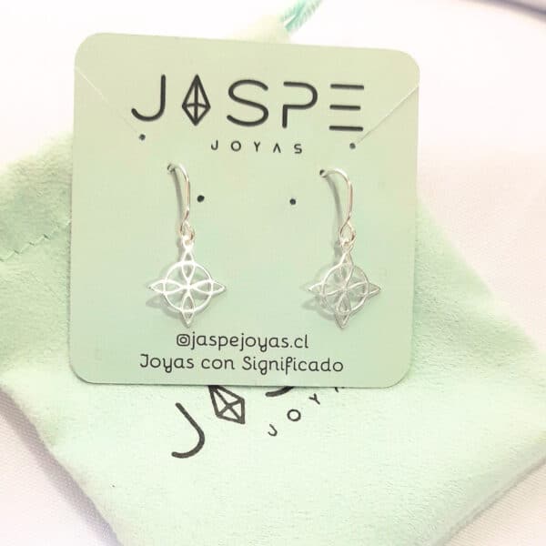 Aros de Plata Nudo de Bruja