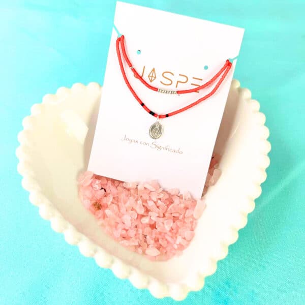 Pulsera Doble Virgen de los Rayos