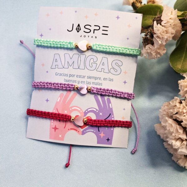 Set Pulseras Amigas - Imagen 2