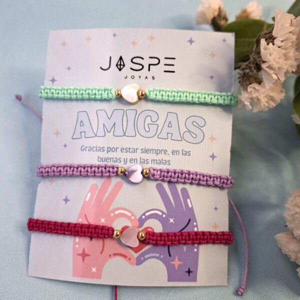 Set Pulseras Amigas